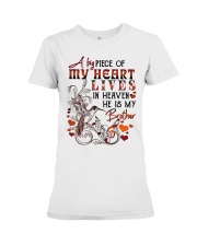 MY ANGEL BROTHER - A BIG PIECE OF MY HEART Premium Fit Ladies Tee tile