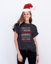 Thinking I'm just a spoiled child Classic T-Shirt lifestyle-holiday-crewneck-front-1