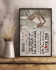 TO MY GORGEOUS WIFE 16x24 Poster lifestyle-poster-3