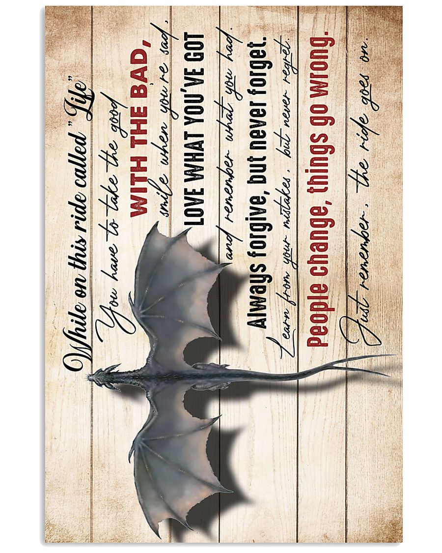 MOM TO SON - DRAGON - RIDE 16x24 Poster