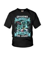 To Grandson - The Legend And The Legacy Youth T-Shirt front