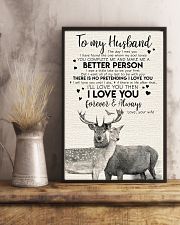 POSTER - TO MY HUSBAND - DEER - THE DAY I MET YOU 16x24 Poster lifestyle-poster-3