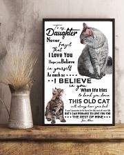 TO MY DAUGHTER - CAT - NEVER FORGET THAT 16x24 Poster lifestyle-poster-3