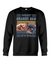 best dragon dad Crewneck Sweatshirt tile