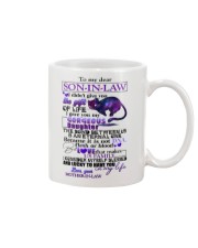 TO MY SON-IN-LAW - CAT - GIFT OF LIFE Mug front