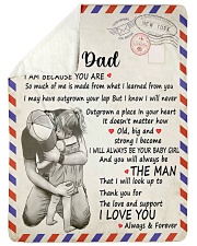 To My Dad - Fleece Blanket Sherpa Fleece Blanket tile