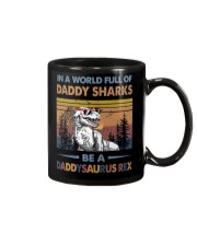TO DAD - T REX - IN A WORLD FULL OF DADDY SHARKS Mug tile