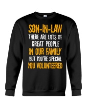 Son-in-law - You Volunteered - T-Shirt Crewneck Sweatshirt thumbnail