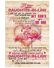 To My Daughter-in-law - Flamingo - The One 16x24 Poster front