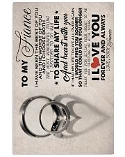 TO MY FIANCE 16x24 Poster front
