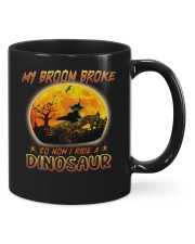 My broom broke so now i ride a Dinosaur Mugs tile