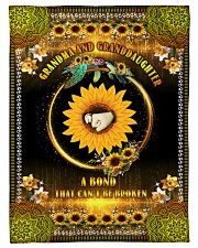 Grandma to Granddaughter - A Bond That Can't Be Small Fleece Blanket - 30" x 40" front