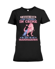 I asked God for a partner in crime Premium Fit Ladies Tee thumbnail