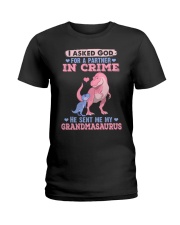 I asked God for a partner in crime Ladies T-Shirt thumbnail