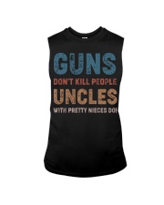Guns Don't kill people Uncles Sleeveless Tee thumbnail
