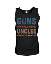 Guns Don't kill people Uncles Unisex Tank thumbnail