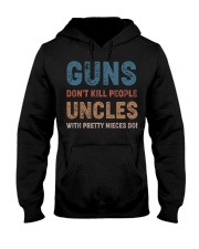 Guns Don't kill people Uncles Hooded Sweatshirt thumbnail