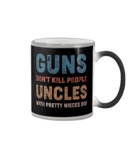 Guns Don't kill people Uncles Color Changing Mug thumbnail