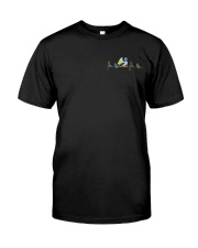 Dragon - American Flag - T-shirt Classic T-Shirt tile