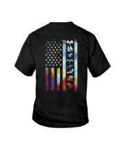 Dragon - American Flag - T-shirt Youth T-Shirt back