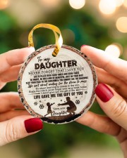 Christmas - To My Daughter - Today Is A good Day Circle ornament - single (porcelain) aos-circle-ornament-single-porcelain-lifestyles-08