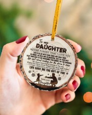 Christmas - To My Daughter - Today Is A good Day Circle ornament - single (porcelain) aos-circle-ornament-single-porcelain-lifestyles-09
