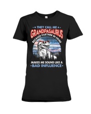 They Call Me Grandpasaurus - T-shirt Premium Fit Ladies Tee tile