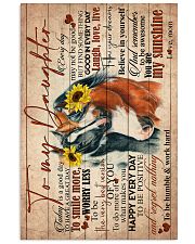 TO MY DAUGHTER - HORSE - GOODDAY 16x24 Poster front