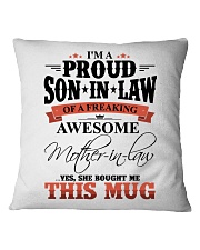 MOM TO SON IN LAW Square Pillowcase thumbnail