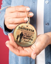 Christmas - You Will be Always Be Daddy's Circle ornament - single (porcelain) aos-circle-ornament-single-porcelain-lifestyles-01