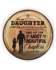 Christmas - You Will be Always Be Daddy's Circle Ornament (Wood tile