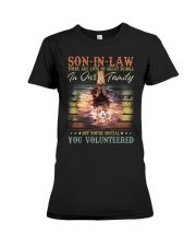 Son-in-law - Lion - You Volunteered - T-Shirt Premium Fit Ladies Tee thumbnail