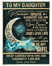 To My daughter - Butterflies - Whenever You Feel Fleece Blanket tile