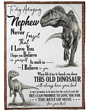 TO MY AMAZING NEPHEW Large Fleece Blanket - 60" x 80" front