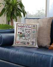 MOM TO DAUGHTER IN LAW Square Pillowcase aos-pillow-square-front-lifestyle-02