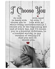 HUSBAND AND WIFE - HAND IN HAND - I CHOOSE YOU 16x24 Poster front