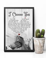 HUSBAND AND WIFE - HAND IN HAND - I CHOOSE YOU 16x24 Poster lifestyle-poster-8