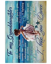 To My Granddaughter - Beach - I Hope You Dance Vertical Poster tile