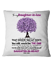 MOM TO DAUGHTER IN LAW Square Pillowcase thumbnail