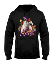 Dragon - Flower - T-Shirt Hooded Sweatshirt tile