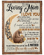 DAUGHTER TO MOM Large Fleece Blanket - 60" x 80" front