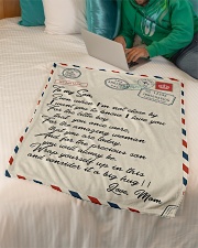 Gift For Son - Fleece Blanket Small Fleece Blanket - 30" x 40" aos-coral-fleece-blanket-30x40-lifestyle-front-07