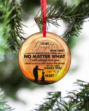 Christmas - You Will be Always Be Daddy's Circle ornament - single (porcelain) aos-circle-ornament-single-porcelain-lifestyles-07
