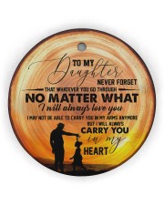 Christmas - You Will be Always Be Daddy's Circle Ornament (Wood tile
