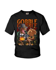 Thanksgiving - T rex Turkey - Gobble - T-shirt Youth T-Shirt tile