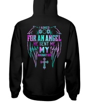 I Asked God for an Angel He Sent me My Daughter Hooded Sweatshirt tile