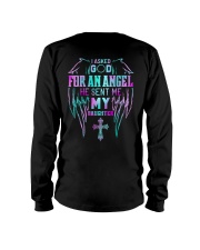 I Asked God for an Angel He Sent me My Daughter Long Sleeve Tee tile