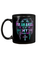 I Asked God for an Angel He Sent me My Daughter Mug tile