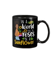 In a world full of roses be a sunflower Mug thumbnail