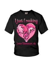 Dinosaurs - Heart - I Just Freaking Love Youth T-Shirt tile